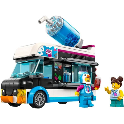 Конструктор Lego City 60384 Фургон для шейков Пингвин 1